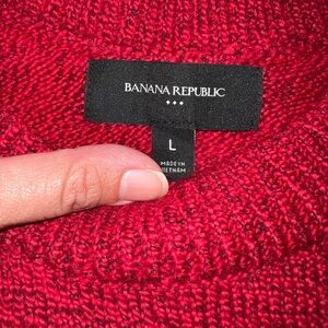 Banana Republic Vibrant Red Sweater